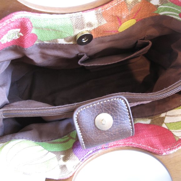 RELIC Tropical Floral Print Crossbody Purse - Picture 7 of 13